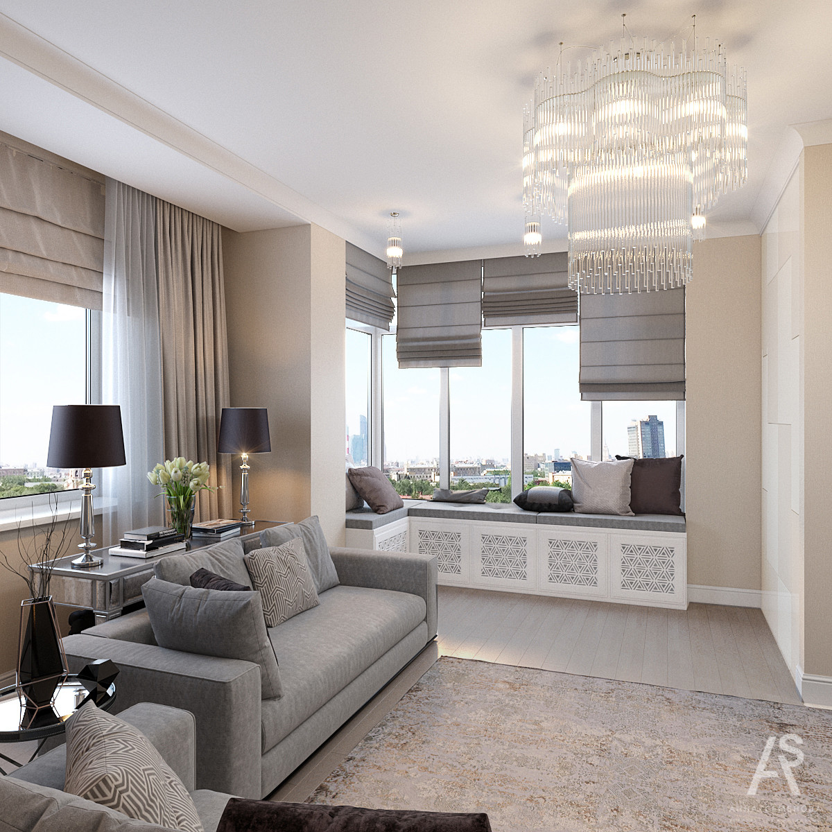 Квартира 110 м2 в ЖК Янтарный город