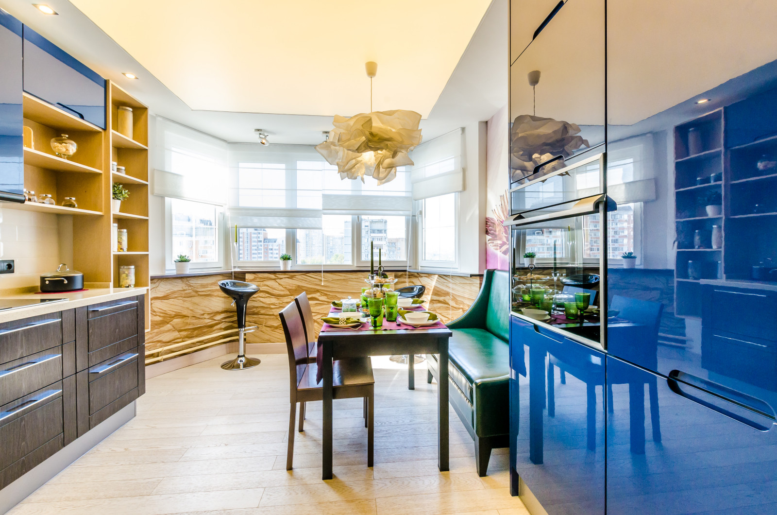 Кухня из коллекции Зима-Лето