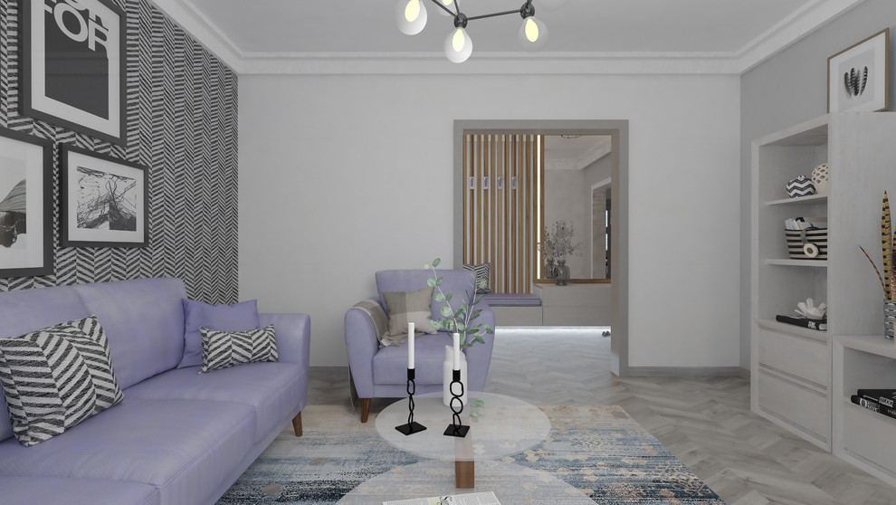 Элегантный проект квартиры в скандинавском стиле