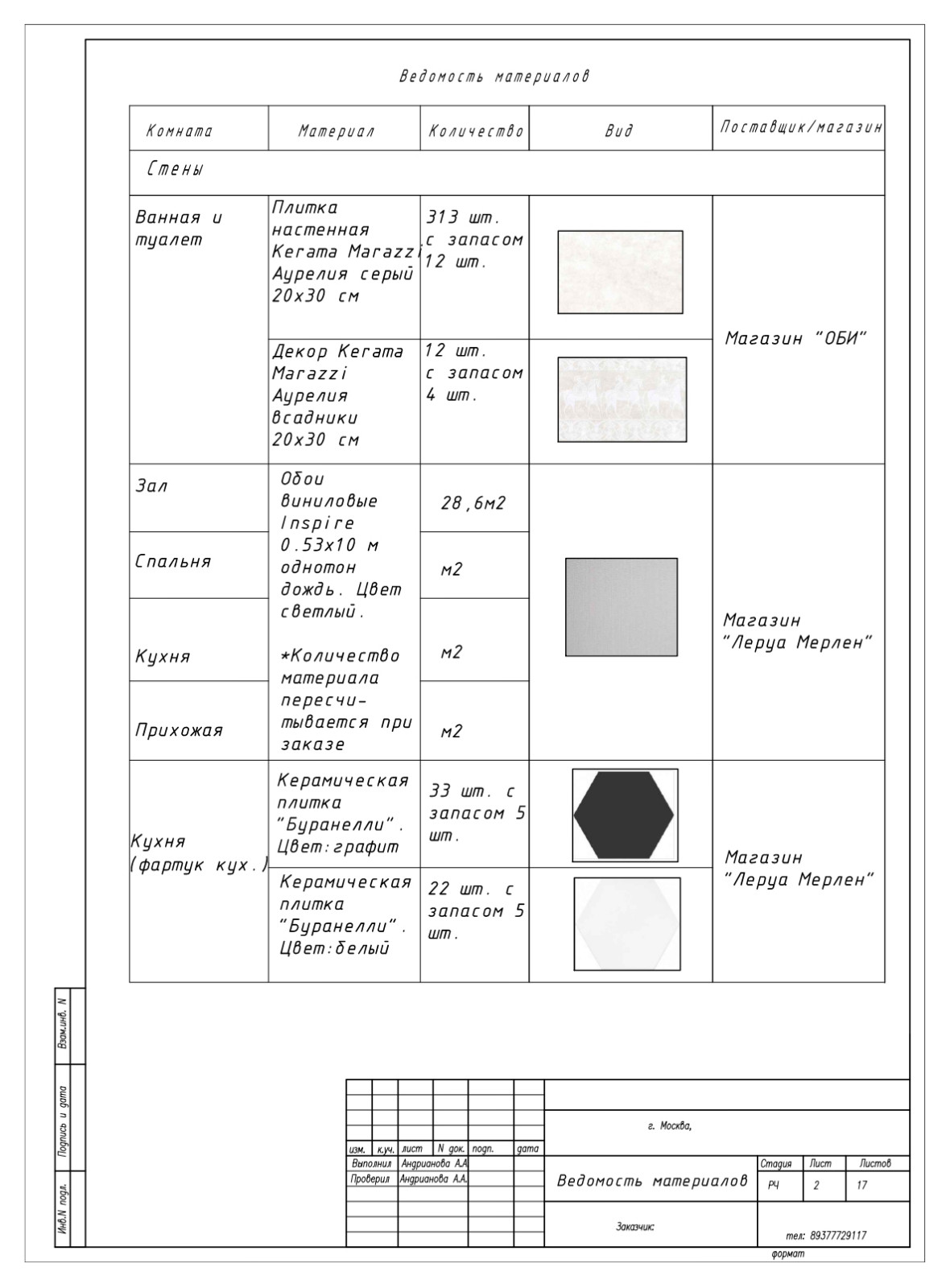 Обложка проекта: Квартира для семейной пары