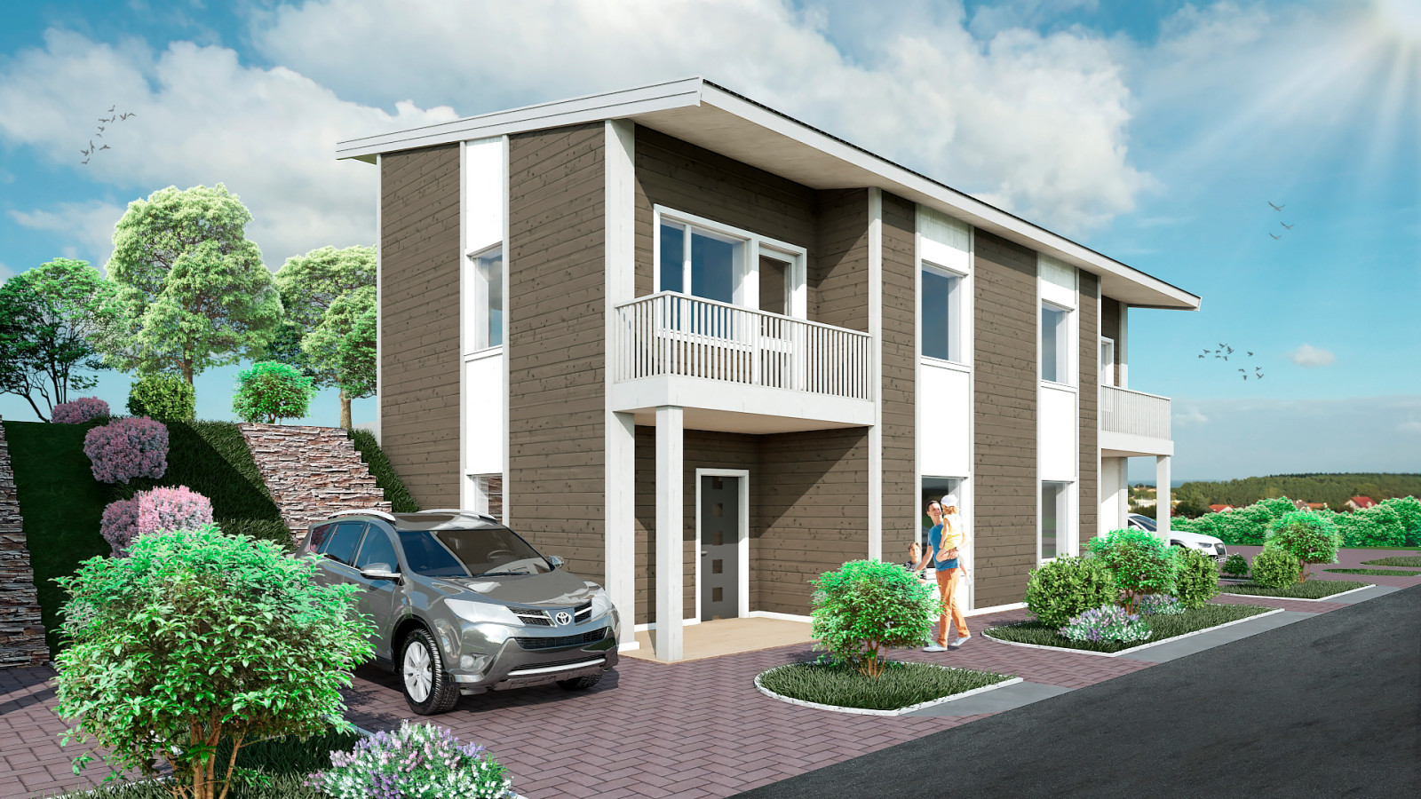 Визуализация жилого комплекса в г. Сочи