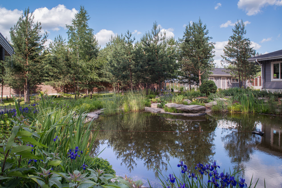 Озеро в лесу. Посёлок Приволье.