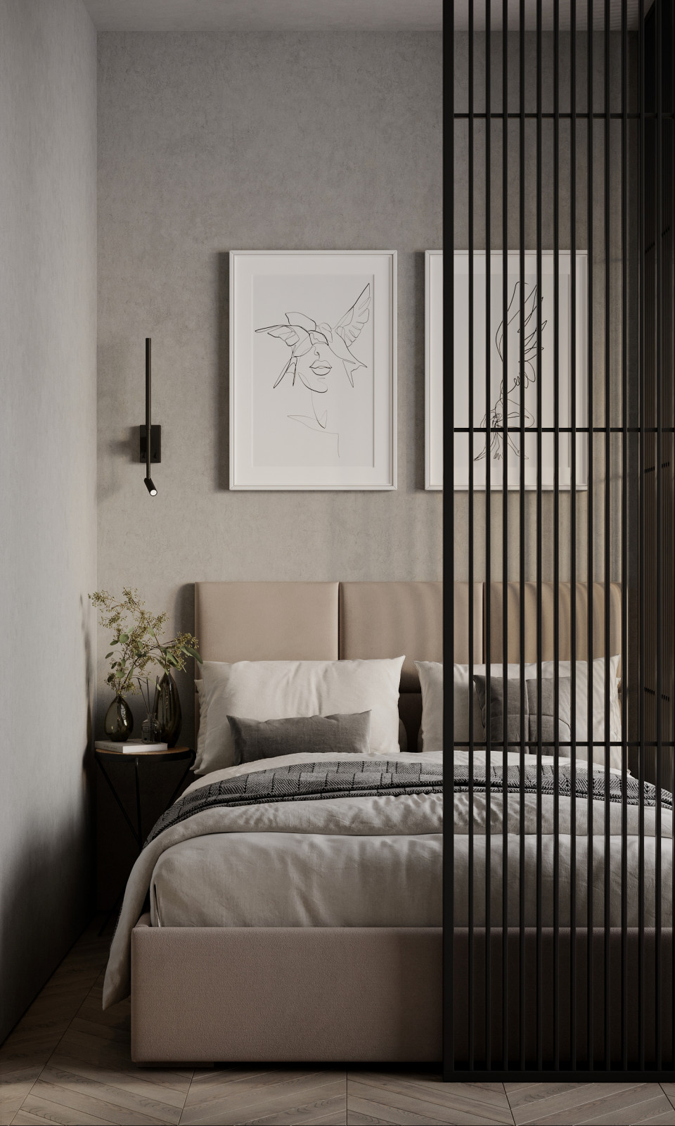 Дизайн интерьера квартиры в современном стиле в ЖК Сити Парк 1