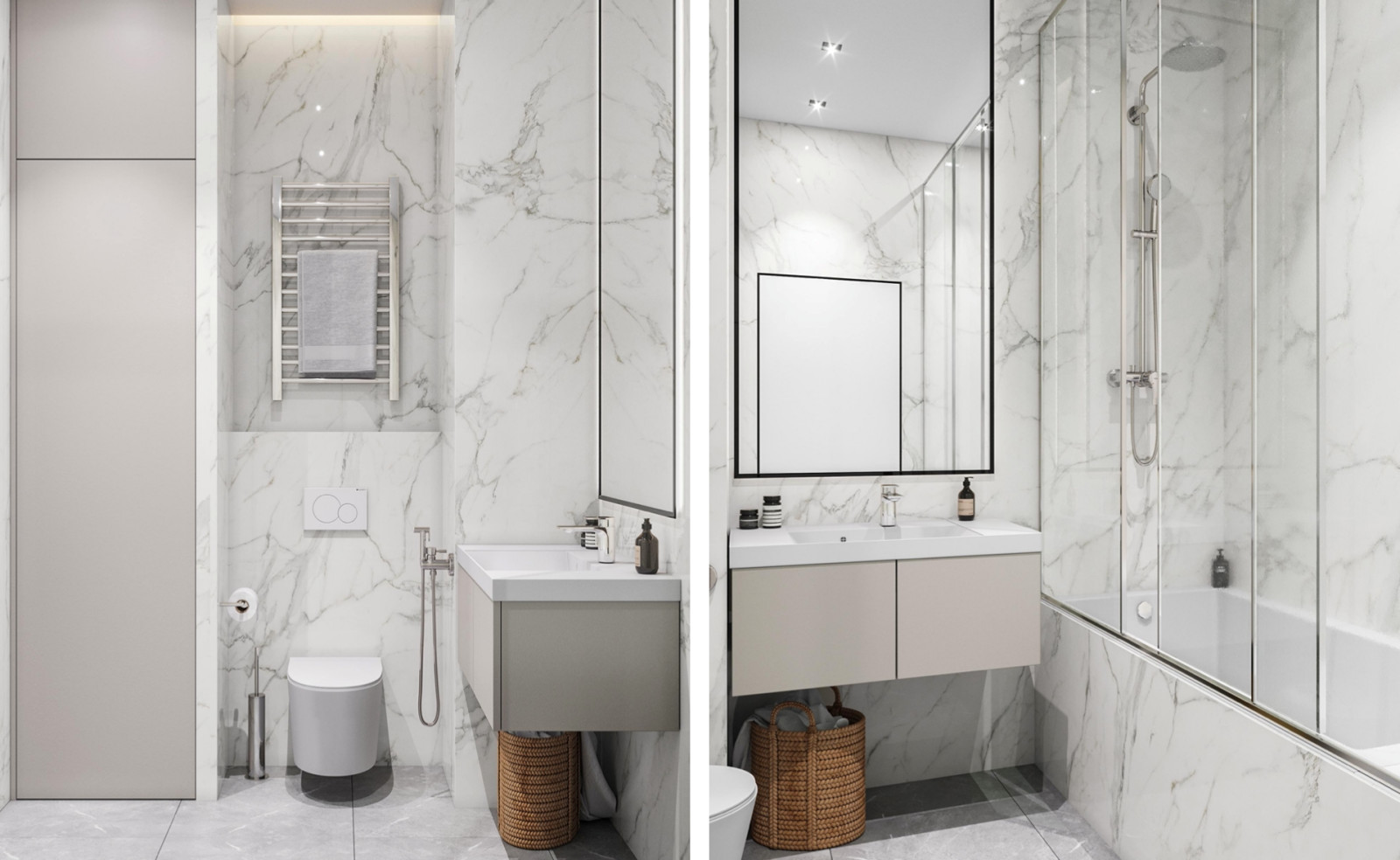 Обложка проекта: Однокомнатная квартира в ЖК "Тринити"