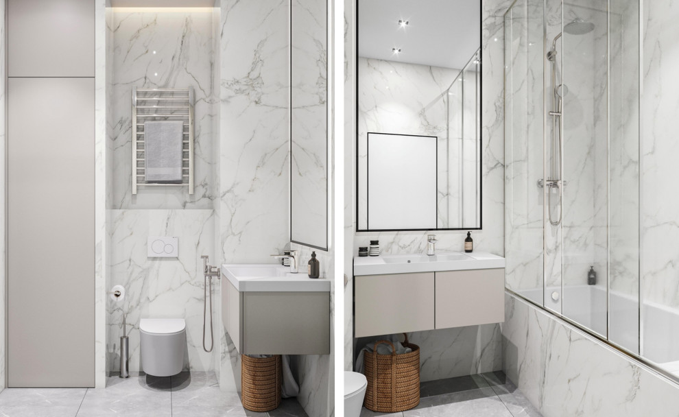 Обложка проекта: Однокомнатная квартира в ЖК "Тринити"