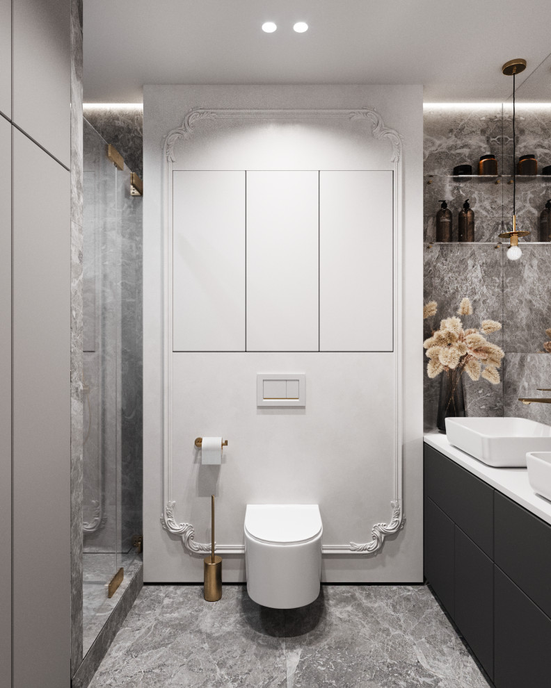 Обложка проекта: Квартира в сталинском доме в стиле неоклассика S=87м2