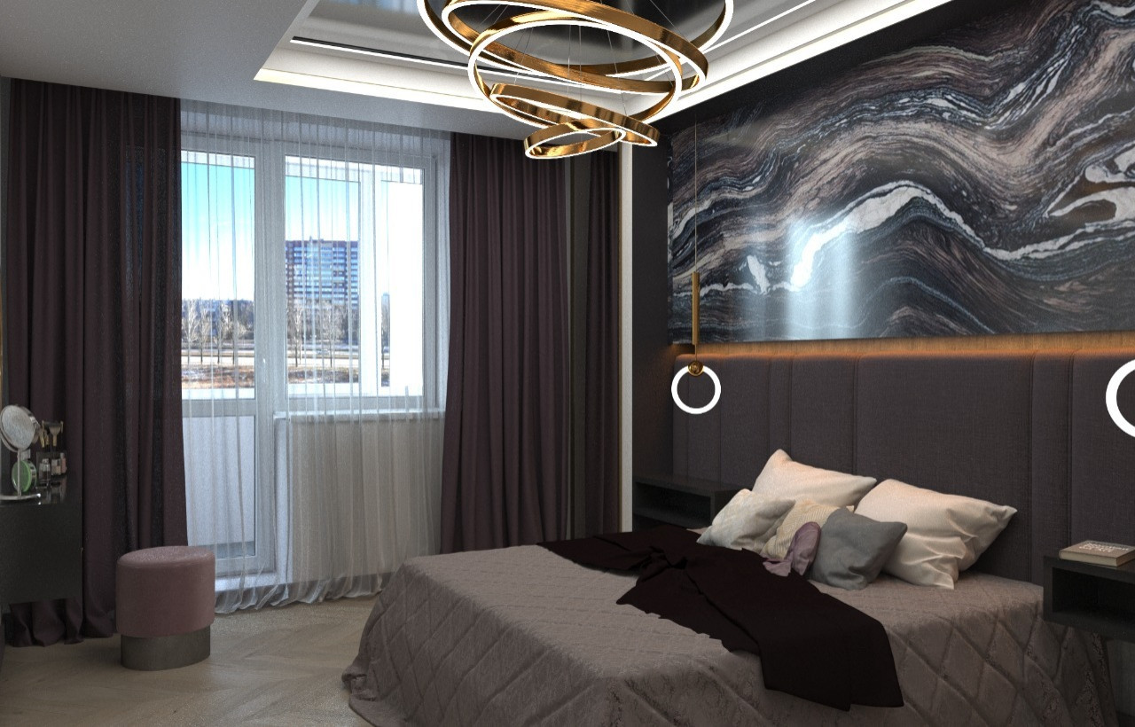 Дизайн преокт в ЖК Бартон 68м²