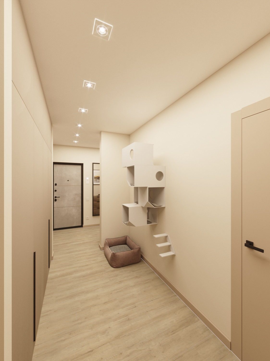 Дизайн проект трёхкомнатной квартиры