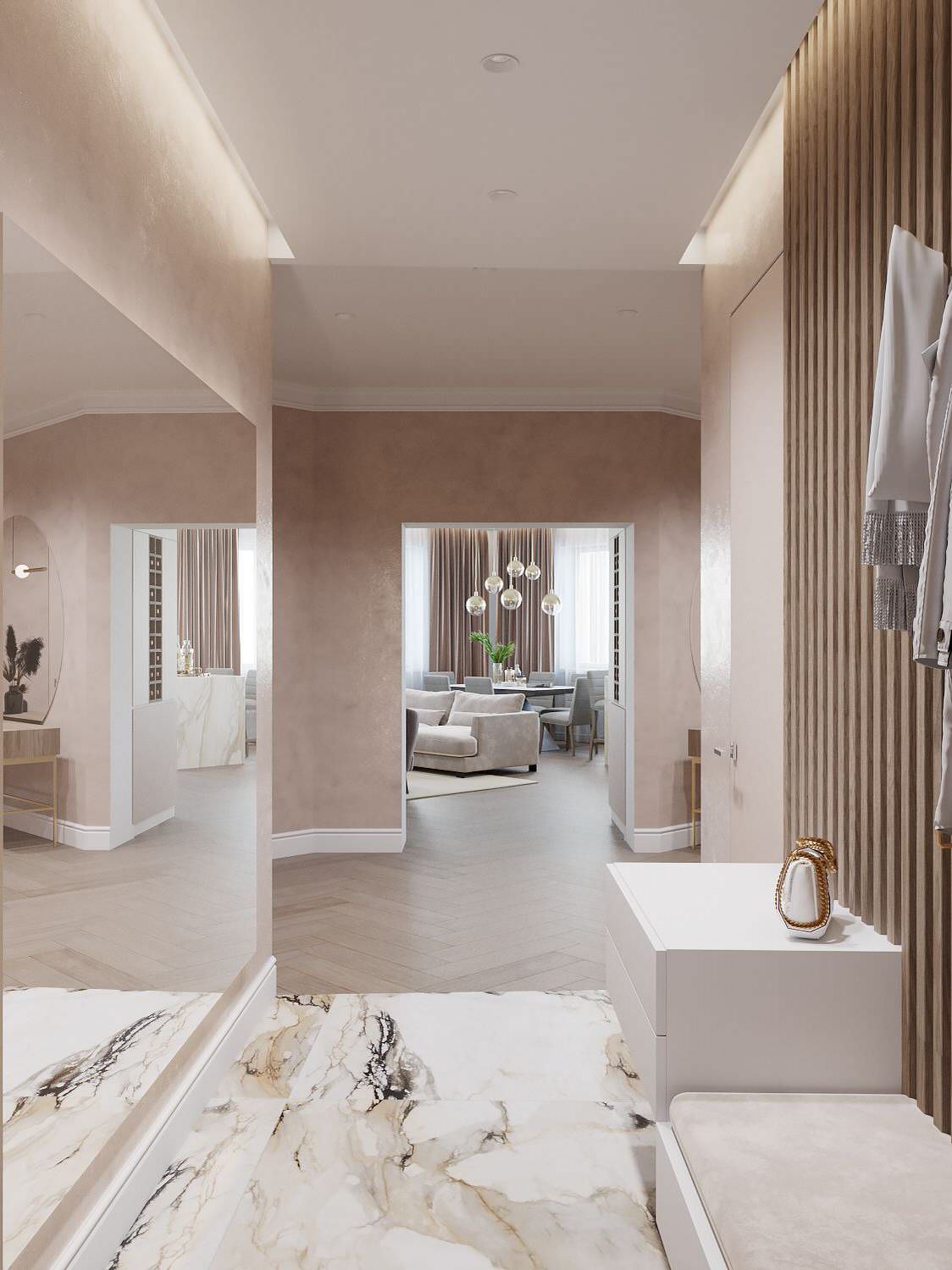 Трех комнатная квартира для успешной пары