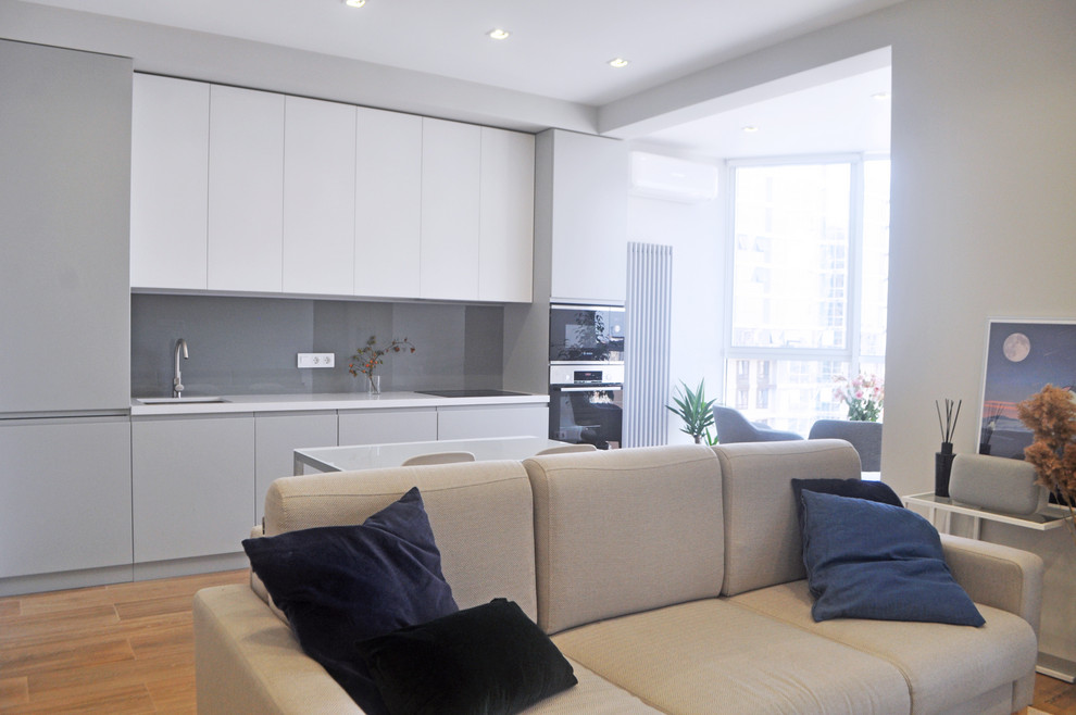 Стильная квартира для молодой семьи с чудесным песиком!