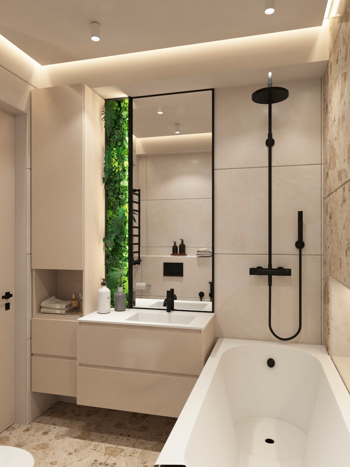 Нюдовый с акцентами