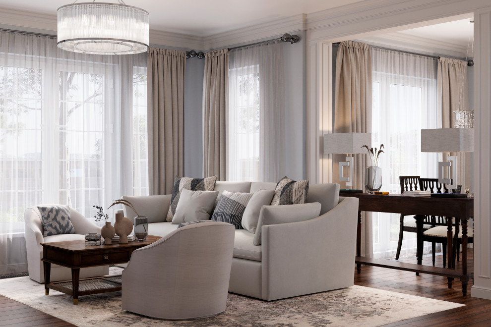 Загородный дом в американской классике для звездного клиента