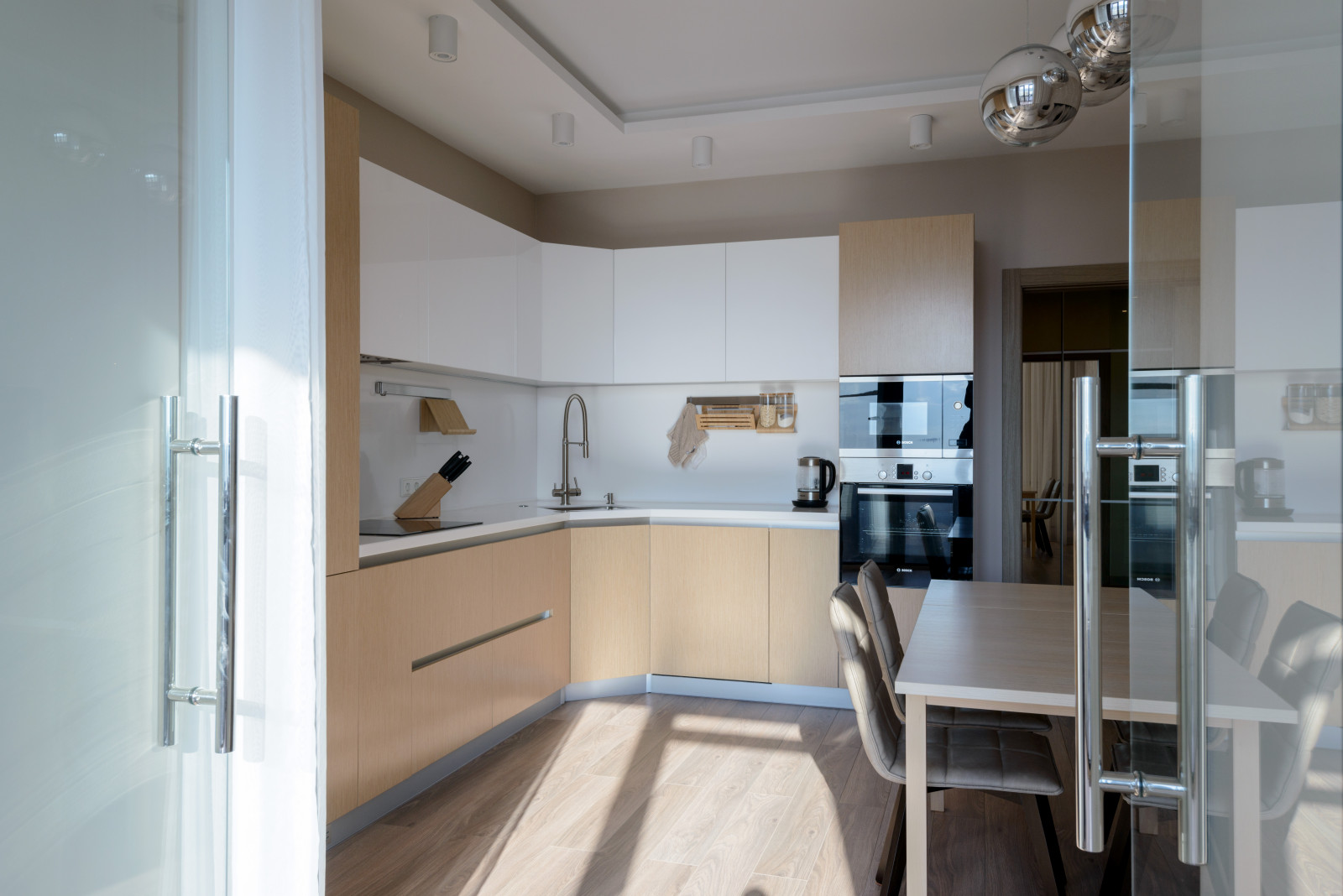 Двухъярусная квартира в стиле Экоминимализм