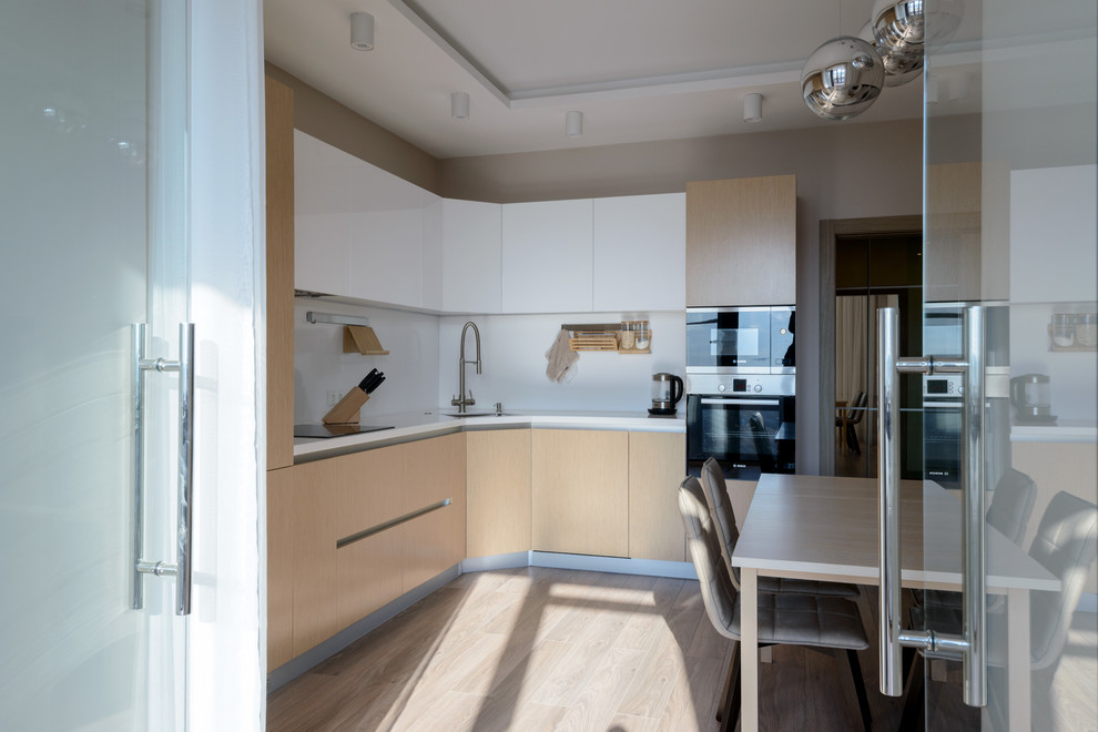 Двухъярусная квартира в стиле Экоминимализм