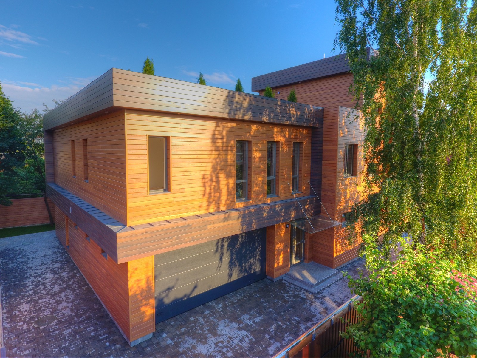 Архитектура: Эко-дом с эксплуатируемой кровлей