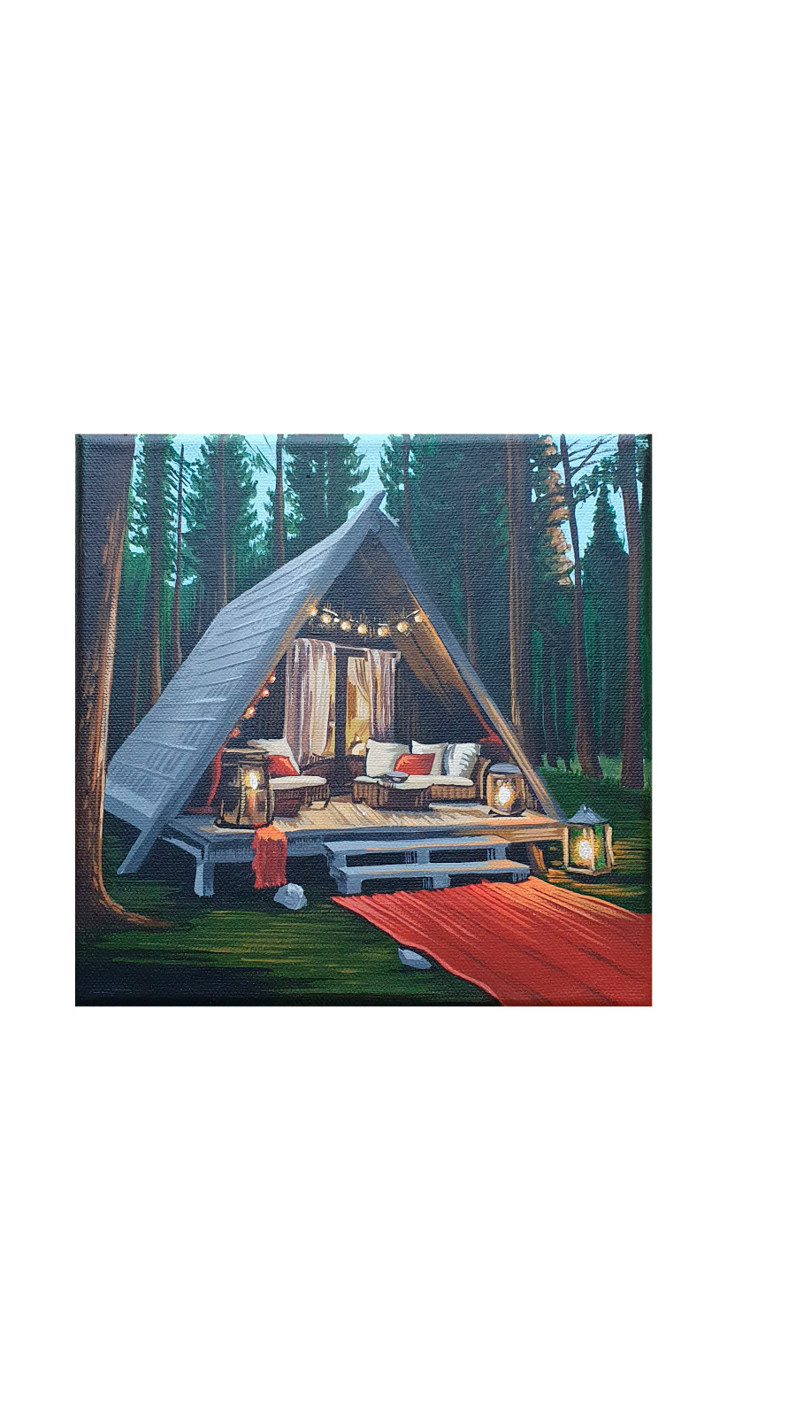 Обложка проекта: Серия картин "Дом под звездами: живопись путешествий"