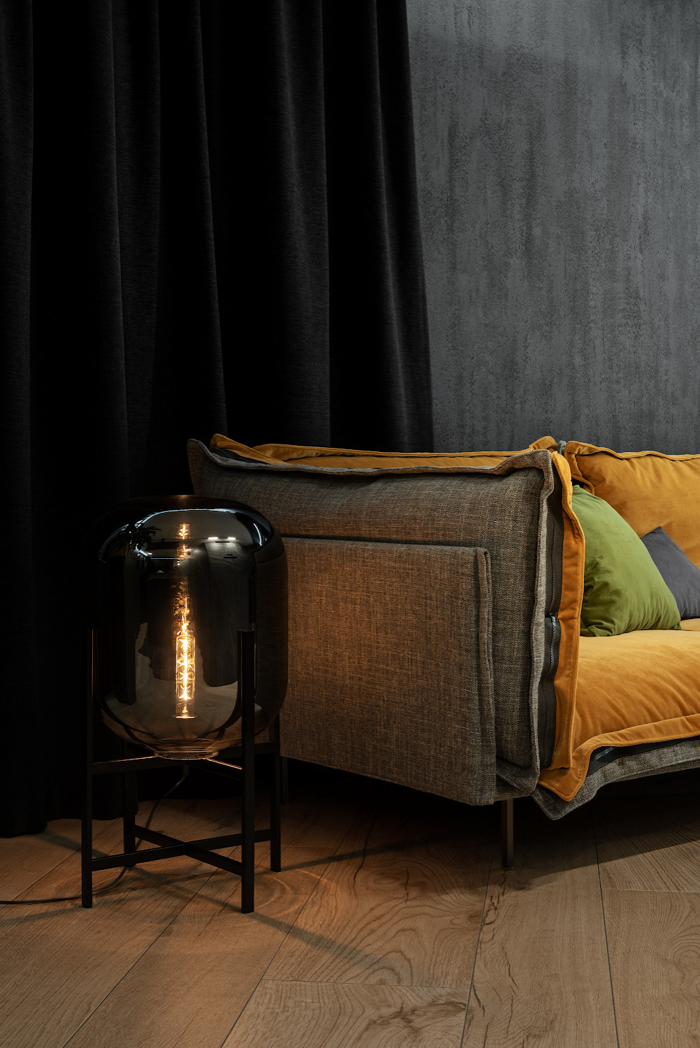 Black mood. Realization