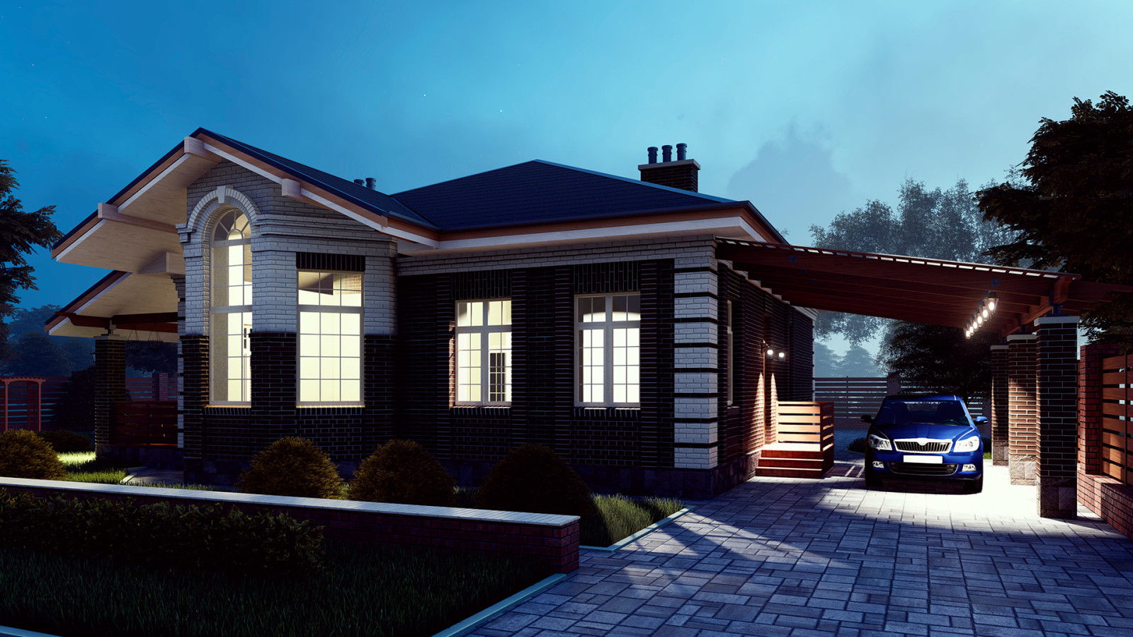 Загородный дом "sunset village"