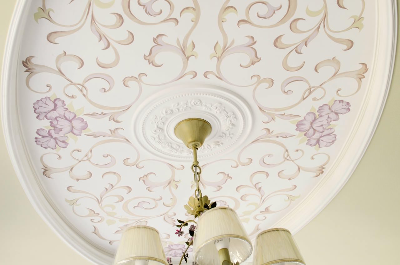 Декоративные художественные панно, роспись лепнины.