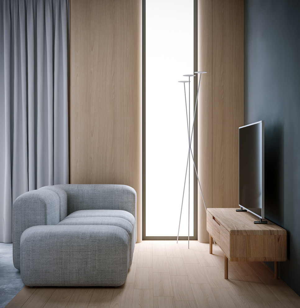 Квартира в японском стиле B8A99A