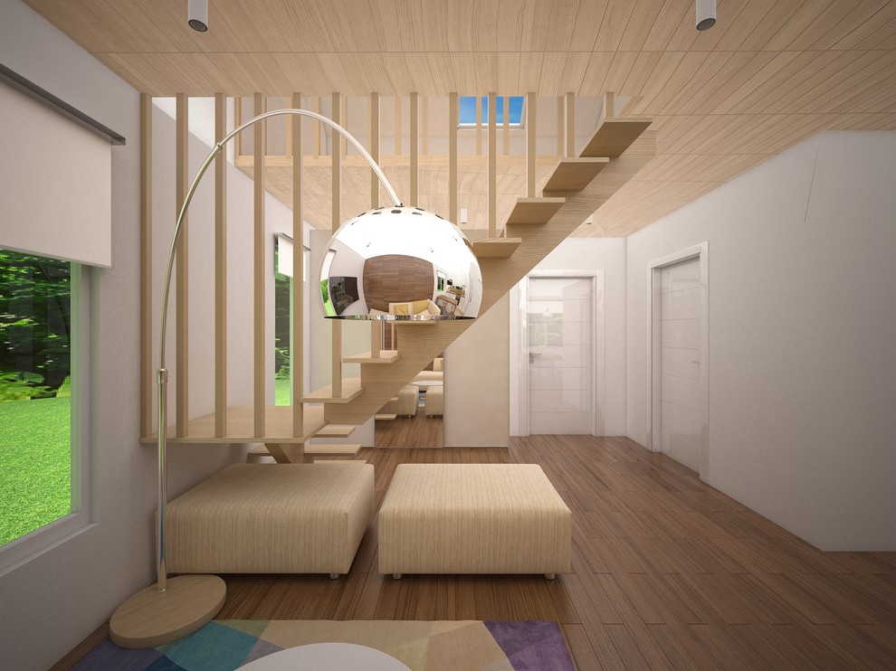 2 этажный дом 72 кв.м., интерьер в Скандинавском стиле.