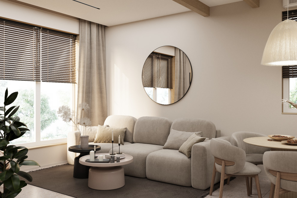 Проект 1 этаж дома 45м2