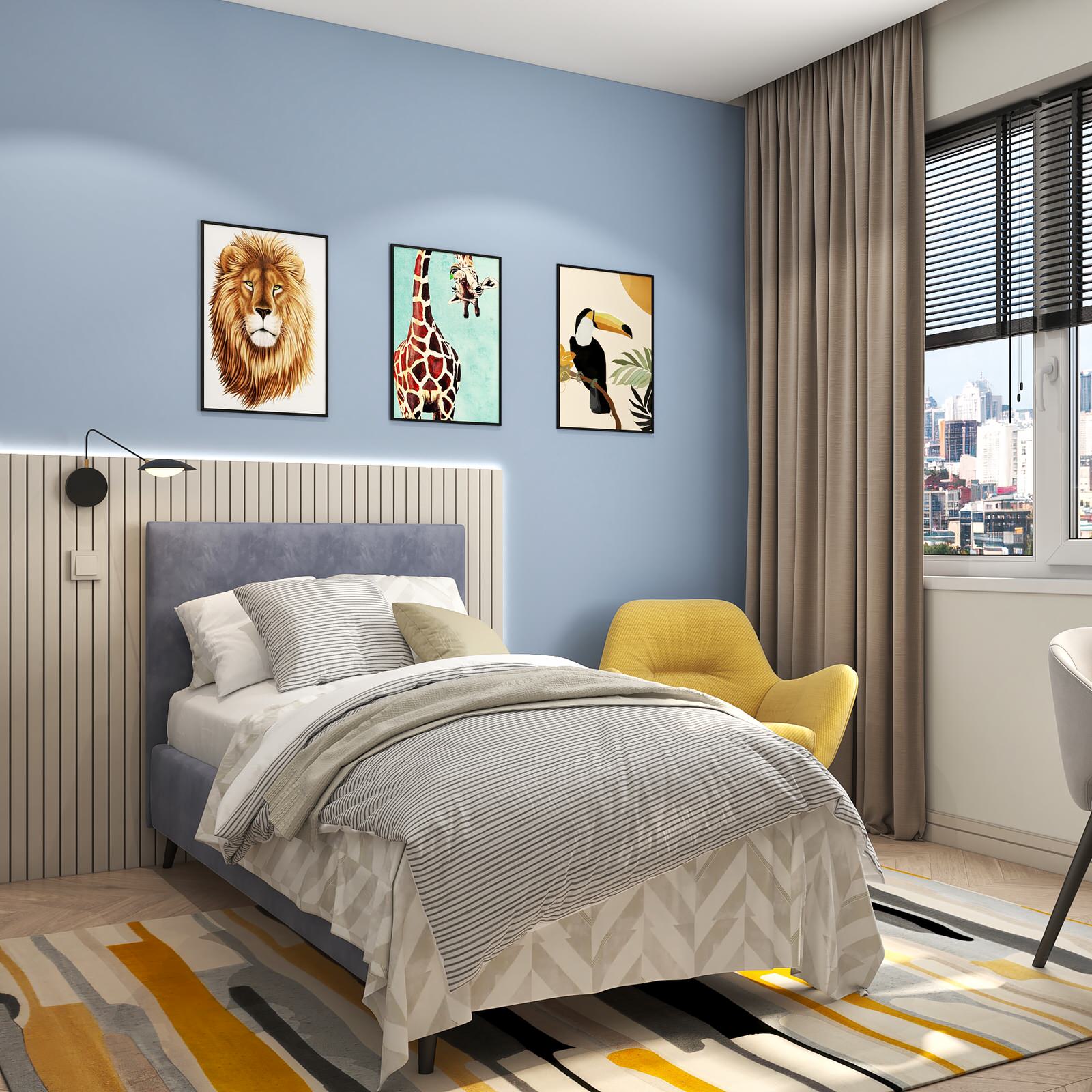 Яркая и спортивная квартира