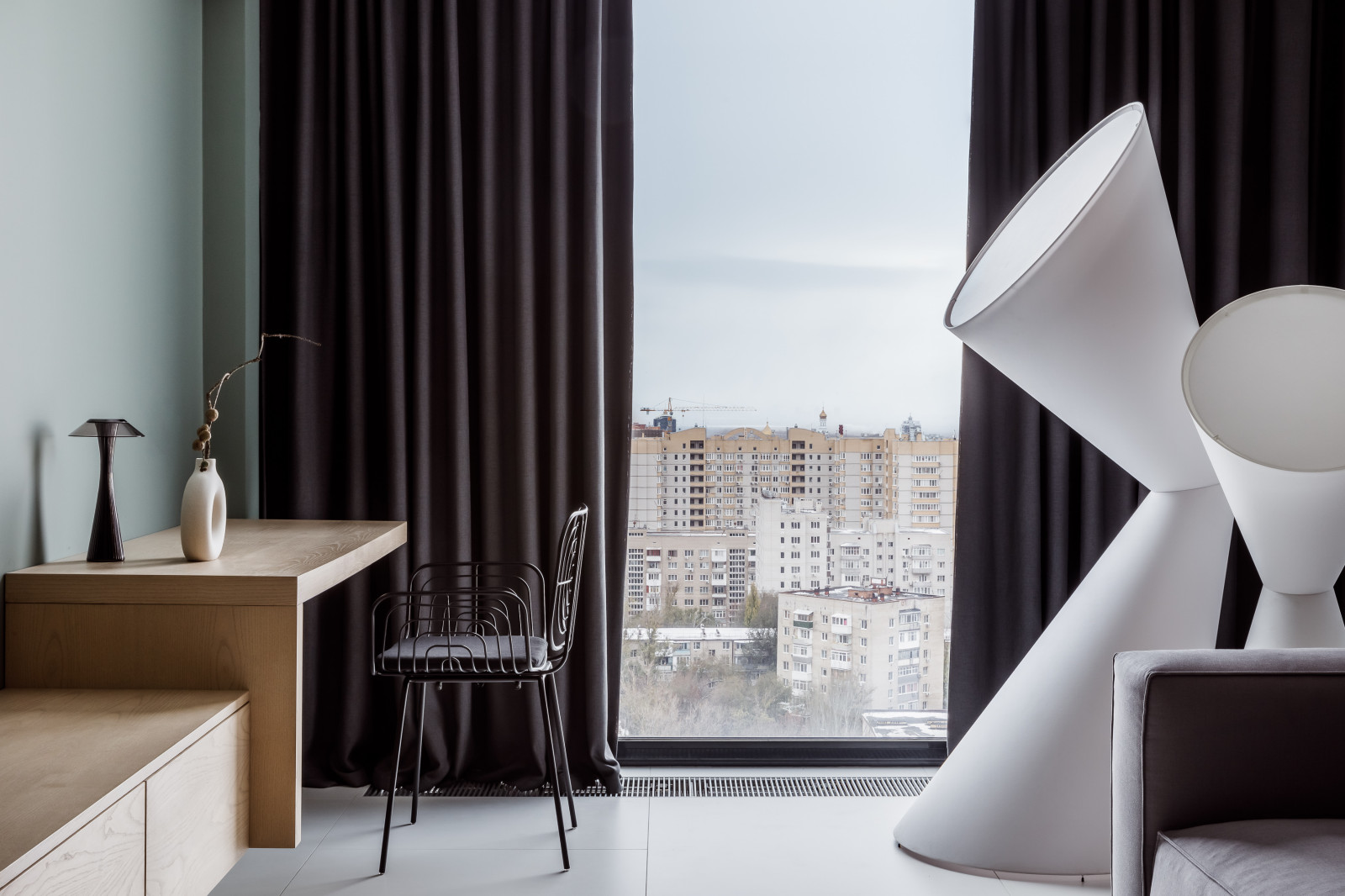 Квартира с видом на город