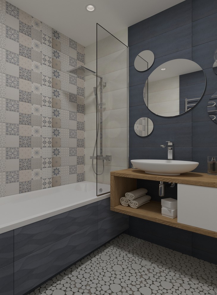 Дизайн ванной комнаты проект "И"