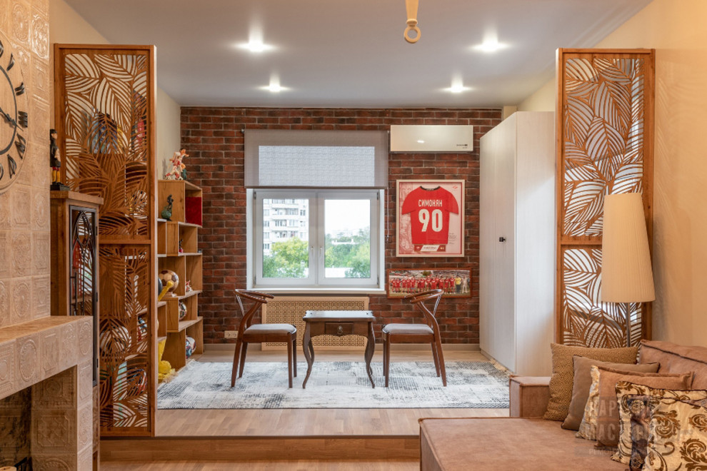 Обложка проекта: Капитальный ремонт двухкомнатной квартиры в стиле фьюжн