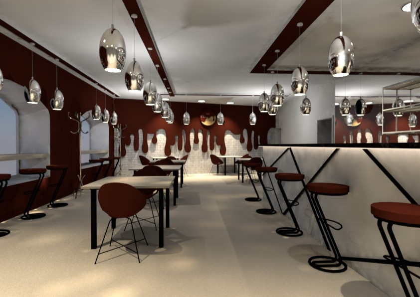 Обложка проекта: Дизайн кофейни