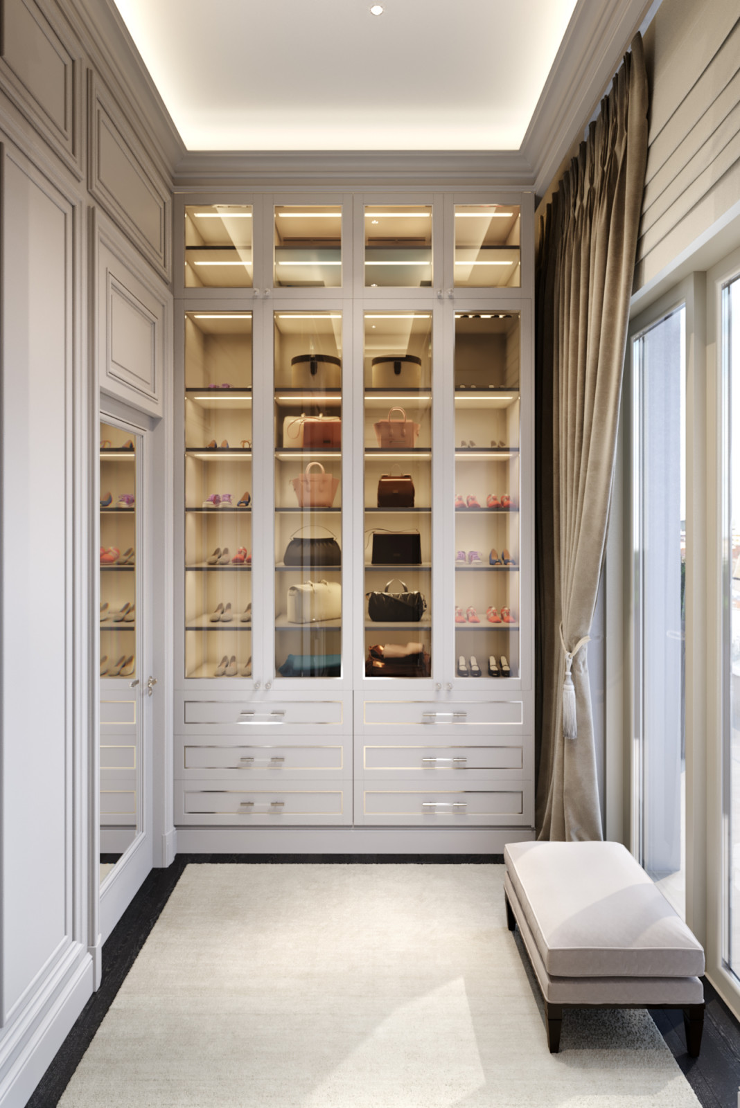 Детали интерьера: гардеробные