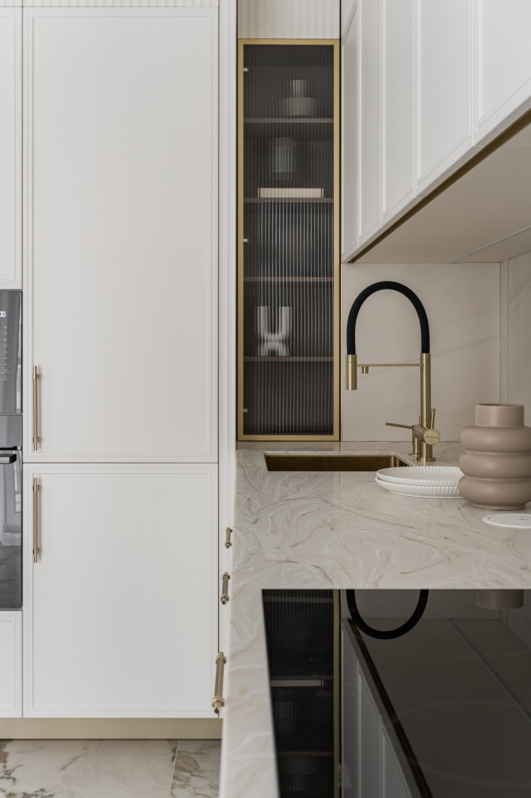 Фото кухни-гостиной в ЖК Ньютон