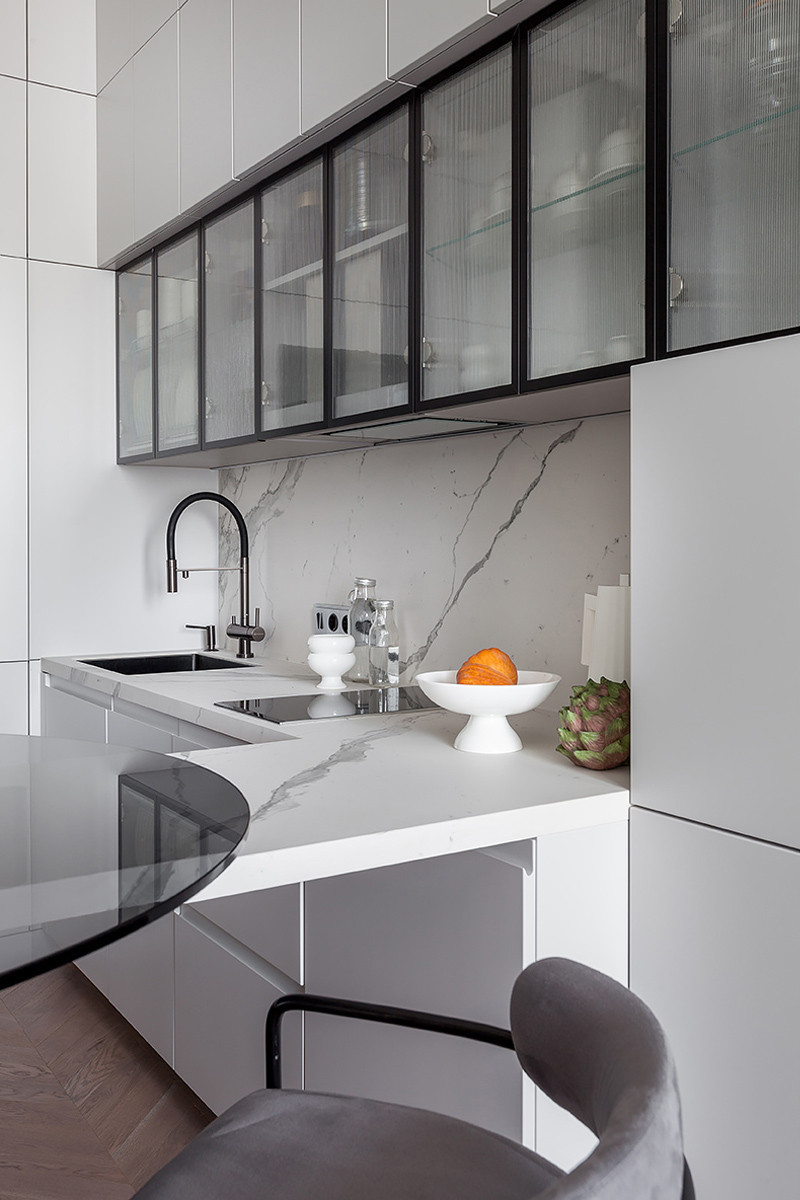 Элегантная квартира в стиле Total black