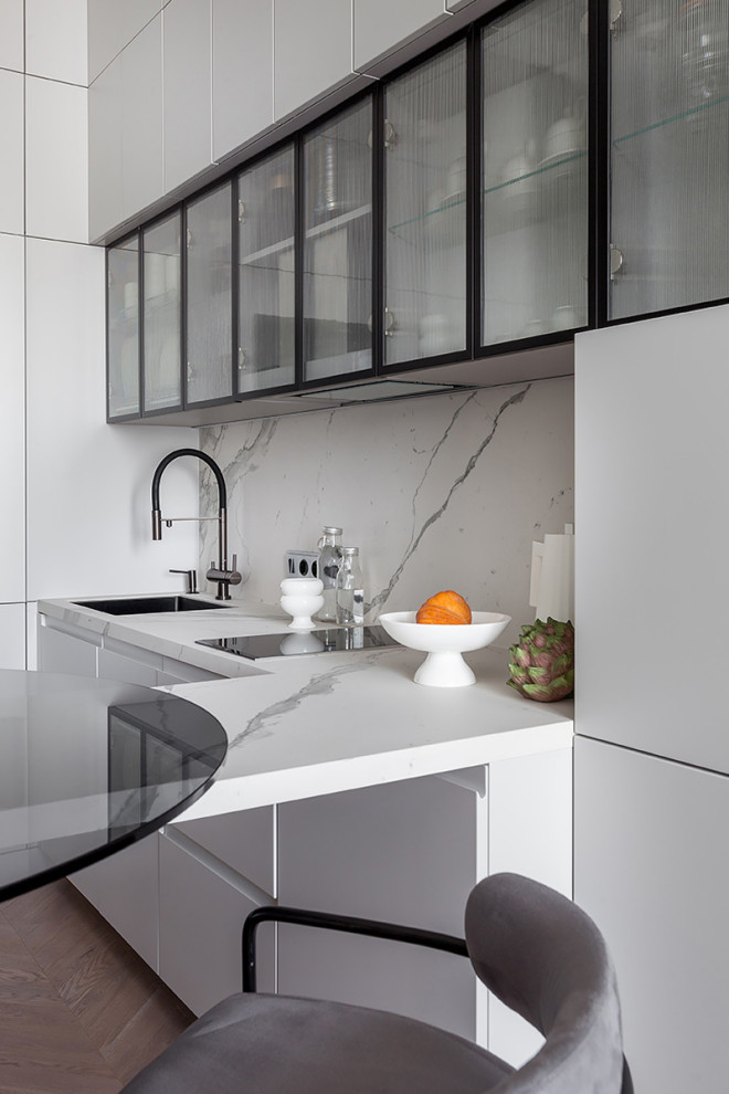 Элегантная квартира в стиле Total black