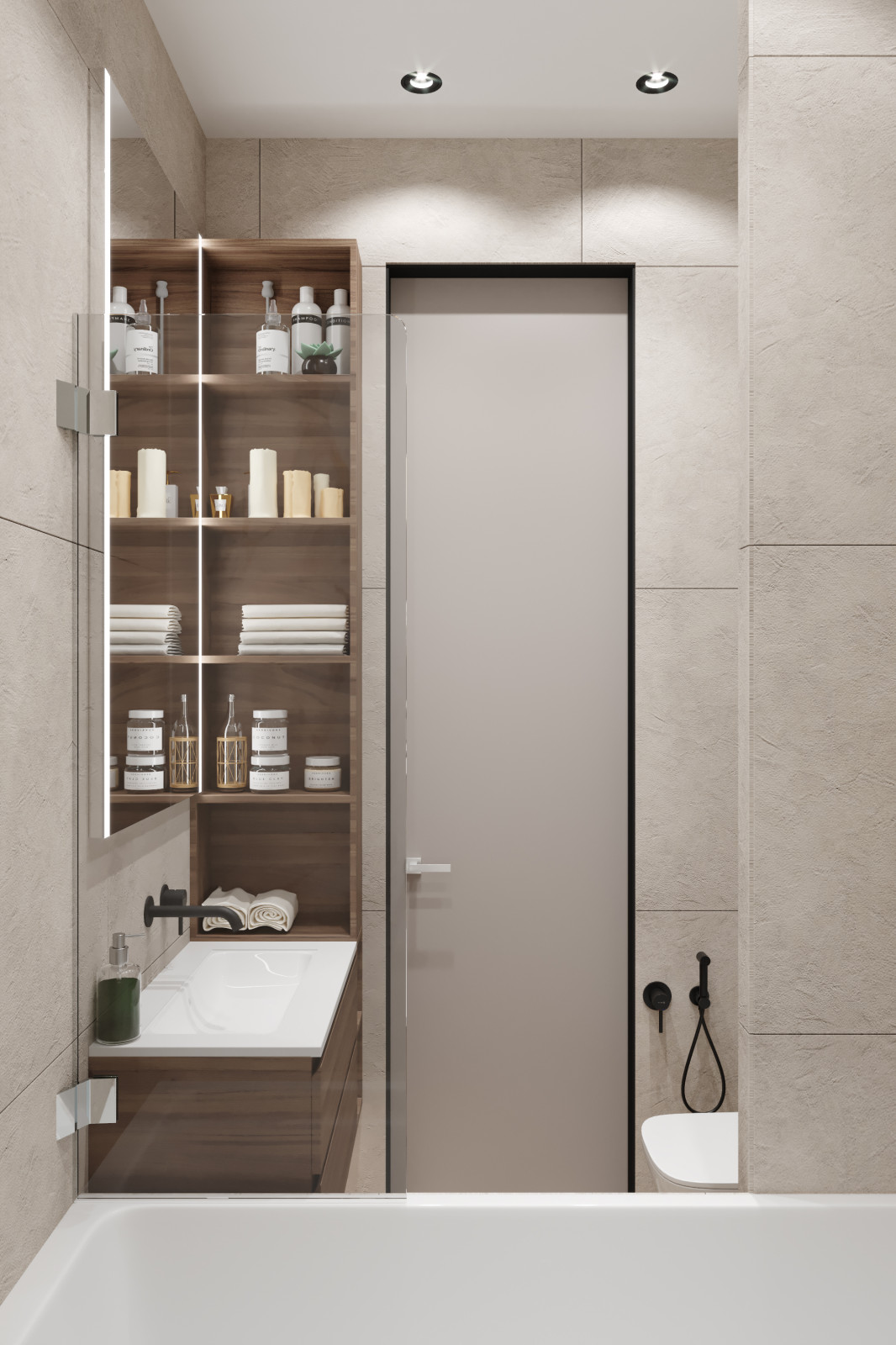 Квартира 127 кв.м. в современном стиле в ЖК Серебряный Парк.