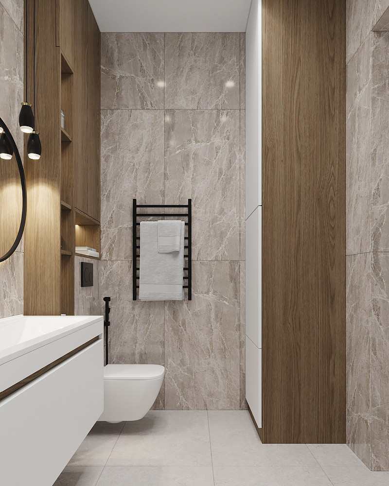 Обложка проекта: Дом для семьи в стиле минимализм 125 м². Посёлок Костюнино