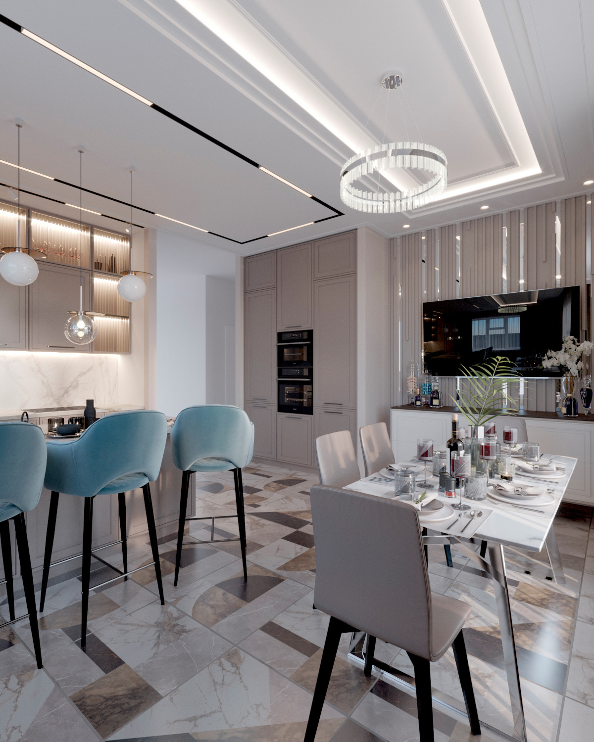 Коттедж в стиле современной классики