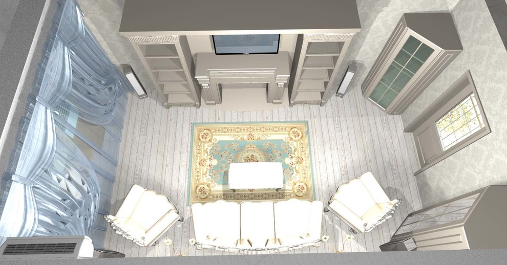 Варианты отделки гостиной