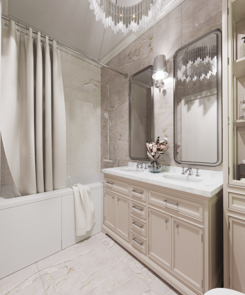 Дизайн проект для молодой семьи в ЖК Уфимский Кремль