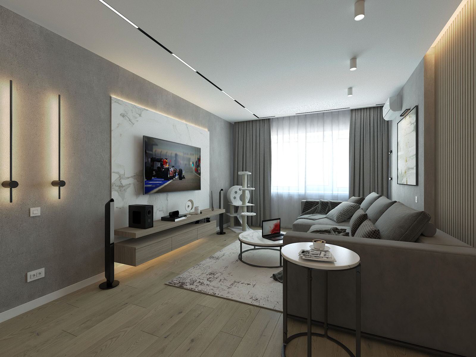 Проект 3-х комнатной квартиры в мкр. Южный