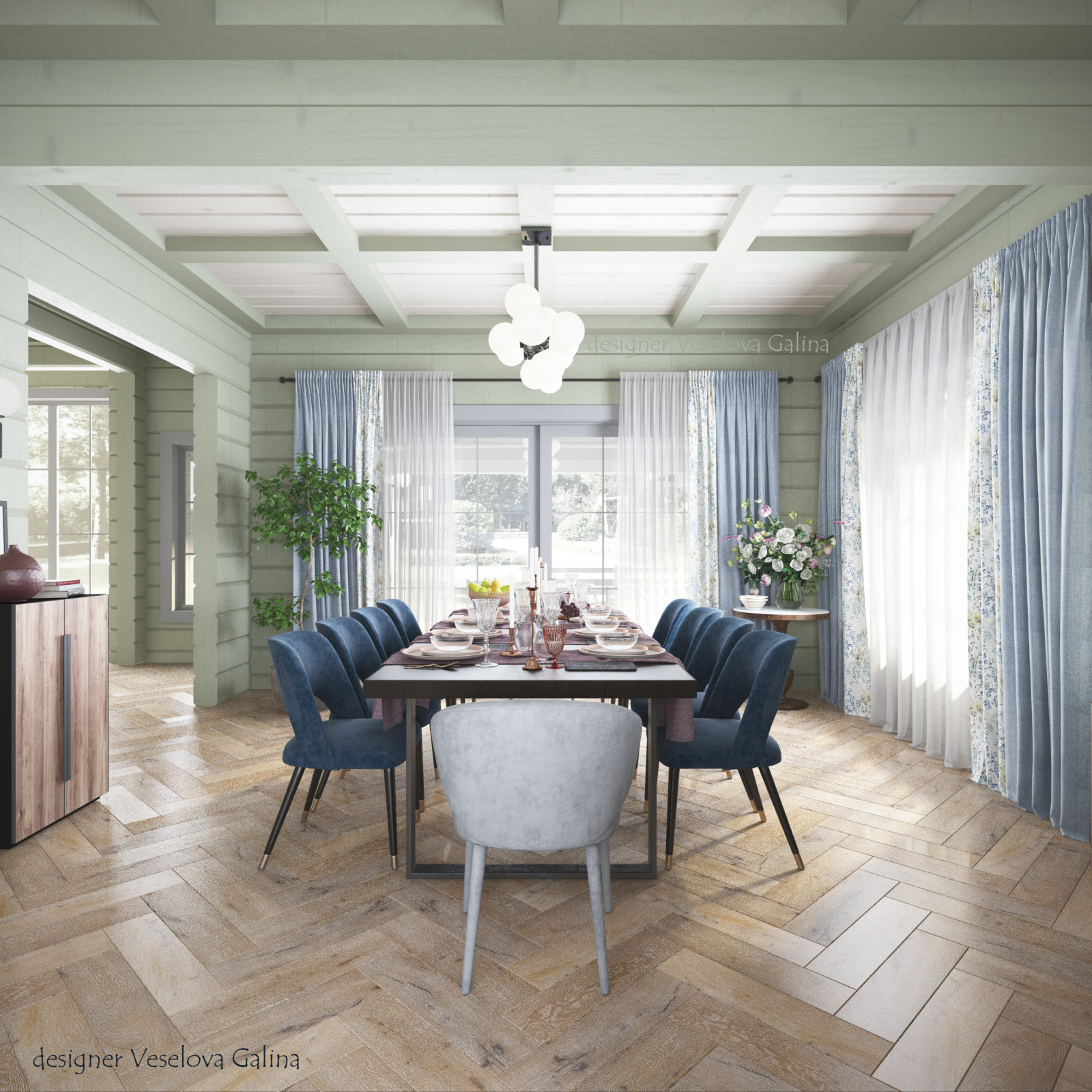 Обложка проекта: Интерьер загородного дома