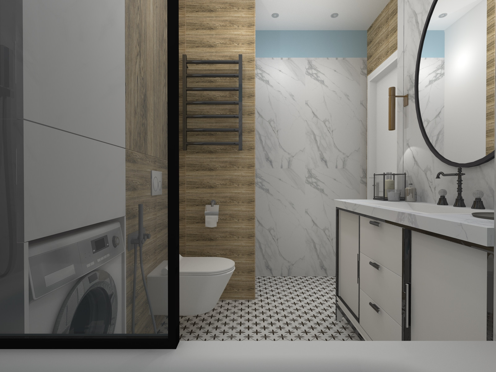 Однокомнатная квартира для троих