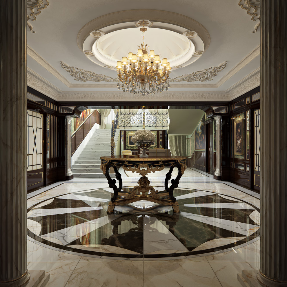 Обложка проекта: Холл в классическом стиле