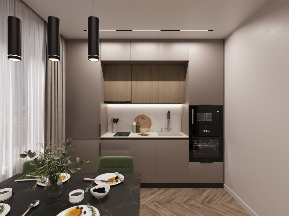 Дизайн-проект - Евротрешка 66 м2 для молодой многодетной семьи