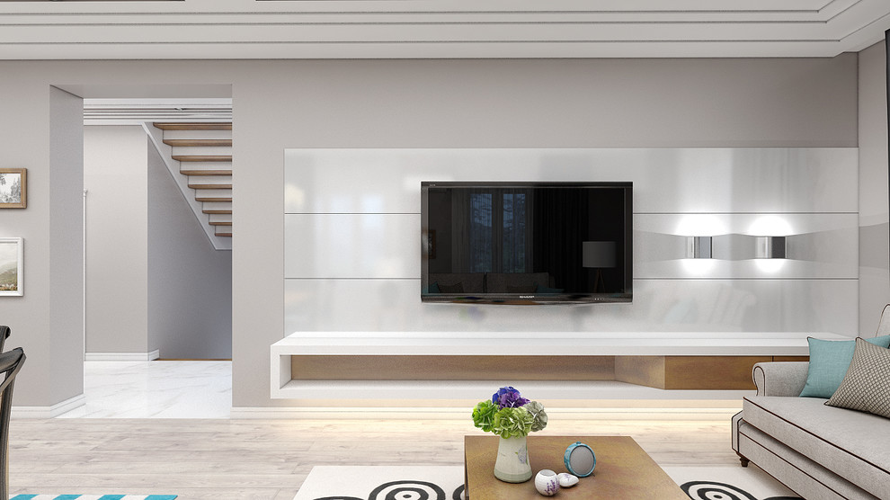 Обложка проекта: Дизайн первого этажа жилого дома