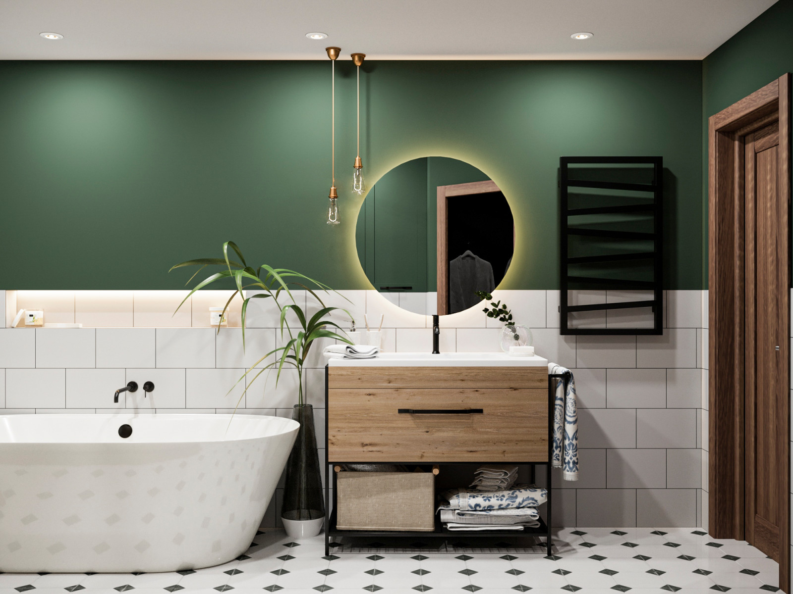 Скандинавский стиль для двухкомнатной квартиры, Народный бульвар