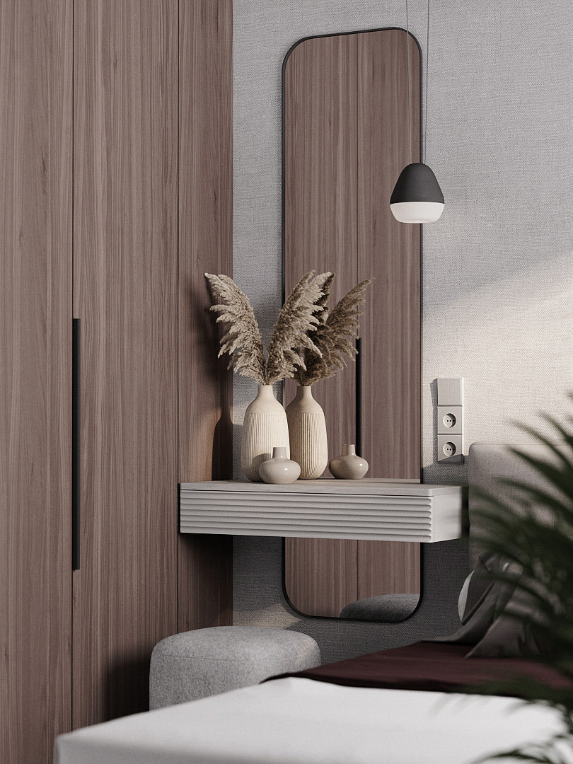 Дизайн-проект квартиры на Ленинском, Спб, 50 кв.м