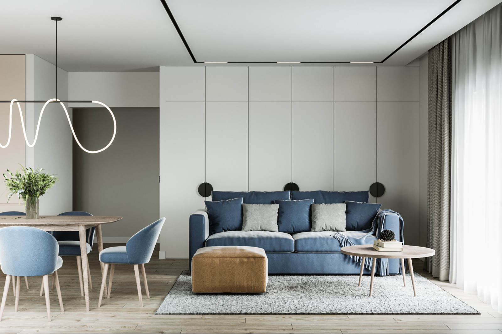 Кухня гостиная