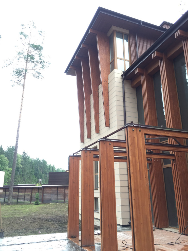 Обложка проекта: Дом в коттеджном посёлке «Лесное Подворье»